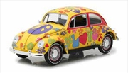 Buy 1:18 Hippie Peace & Love 1967 VW Beetle Right Hand Drive
