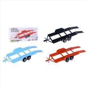 Buy 1:24 Metal Trailer with Plastic Tow Bar 3 Asst Colours (SENT AT RANDOM)