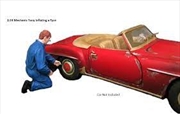 Buy 1:24 Tony Inflating a Tyre Mechanic Figure Accessory