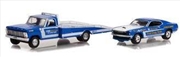 Buy 1:64 HD Truck - 1969 Ford F-350 Ramp Truck w/1969 Ford Mustang Ford Drag Team 'The Going Thing' - Hu