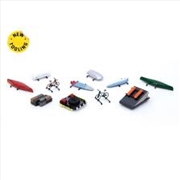 Buy 1:64 Roof Accessories Set include 2 x Mountain Bikes/Boxes/ s x Ladders/roof top Tent/Roof rack/ 2 x