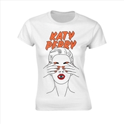 Buy Katy Perry - Illustrated Eye - White - SMALL