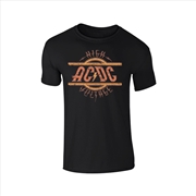 Buy AC/DC - High Voltage - Black - SMALL