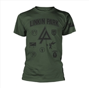 Buy Linkin Park - Patches - Green - MEDIUM