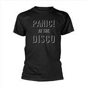 Buy Panic! At The Disco - Logo Shadow - Black - SMALL