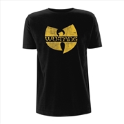 Buy Wu-Tang Clan - Logo - Black - XXL