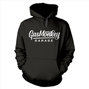 Buy Gas Monkey Garage - LARGE Script - Black - MEDIUM