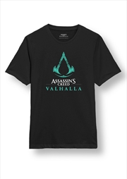 Buy Assassin's Creed - Valhalla - Assassin's Creed Logo (Green) - Black - SMALL