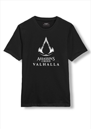 Buy Assassin's Creed - Valhalla - Assassin's Creed Valhalla Logo - Black - MEDIUM