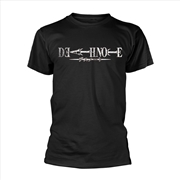 Buy Death Note - Logo - Black - XL