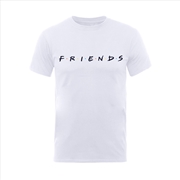 Buy Friends - Logo  - White - XXL