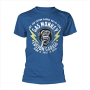 Buy Gas Monkey Garage - Lightning Bolts - Blue - SMALL