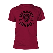 Buy Gas Monkey Garage - Monkey Mechanic - Red - SMALL