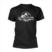 Buy Jurassic World - Logo - Black - XL