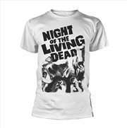 Buy Night Of The Living Dead - Night Of The Living Dead  - White - SMALL