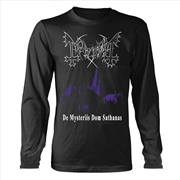 Buy De Mysteriis Dom Sathanas: Black (Fotl) - XL