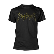 Buy Logo Gold: Black - XL