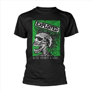 Buy Let's Start A War (Skull): Black - LARGE