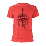 Buy Fender Est. 1946: Red - SMALL