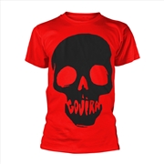 Buy Skull Mouth (Organic): Red - SMALL