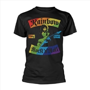 Buy Long Live Rnr Rainbow: Black - LARGE