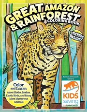 Buy Great Amazon & Rainforest Coloring Book