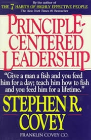 Buy Principle Centered Leadership