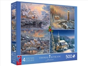 Buy Kinkade 500pc 4-In-1 Christmas