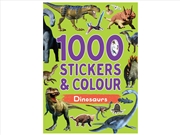 Buy 1000 Stickers & Colour Dinosau