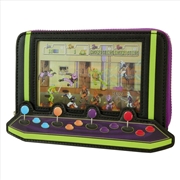 Buy Loungefly Teenage Mutant Ninja Turtles: 40th Anniversary - Vintage Arcade Zip Around Wallet