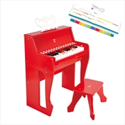 Buy Learn With Lights Piano With Stool - Red