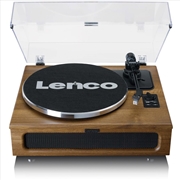 Buy Lenco Wooden Turntable with 4 built-in Bluetooth speakers 40W - Walnut