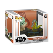 Buy Star Wars - Din Grogu with Frog Pop! Deluxe