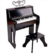 Buy Learn With Lights Piano With Stool (Black)