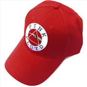 Buy Pink Floyd Unisex Baseball Cap: Circle Logo Red