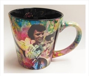 Buy Elvis Mug Colorful Collage Latte