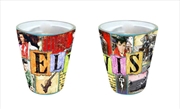 Buy Elvis Shot Glass Multi Images Teal