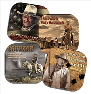 Buy John Wayne Flag Coaster Set