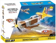 Buy World War 2 - Dewoitine D.520 (328 Piece Kit)