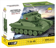 Buy World War 2 - T-34-85 Tank (110 Piece Kit)