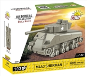 Buy World War 2 - M4A3 Sherman Tank (103 Piece Kit)