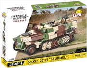 Buy World War 2 - Sd.Kfz.251/9 Stummel Half-Track (485 Piece Kit)