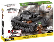 Buy World War 2 - Panzer III Ausf.J (590 Piece Kit)