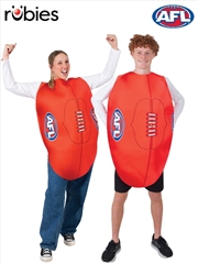 Buy Afl Footy Tabard Costume - One Size Adult