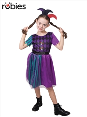 Buy Harlequin Jester Costume - Size 9-10Yrs