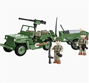 Buy World War 2 - Willys MB & Trailer (200 Piece Kit)