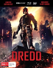 Buy Dredd | Blu-ray + UHD - Lenticular Hardcover + Art Cards