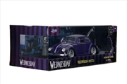 Buy Wednesday (TV) - VW Beetle (with Wednesday) 1:24 Scale Diecast Vehicle