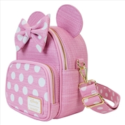 Buy Loungefly Disney - Minnie Straw Mini Convertible Bag
