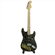 Buy Nirvana Smiley Collectible  Miniature Guitar